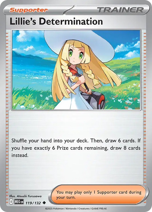 Lillie's Determination #119 Mega Evolution Pokémon TCG Card – Base
