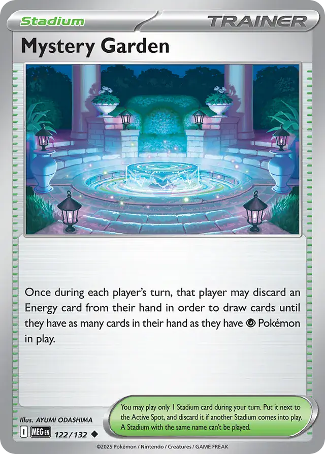 Mystery Garden #122 Mega Evolution Pokémon TCG Card – Base