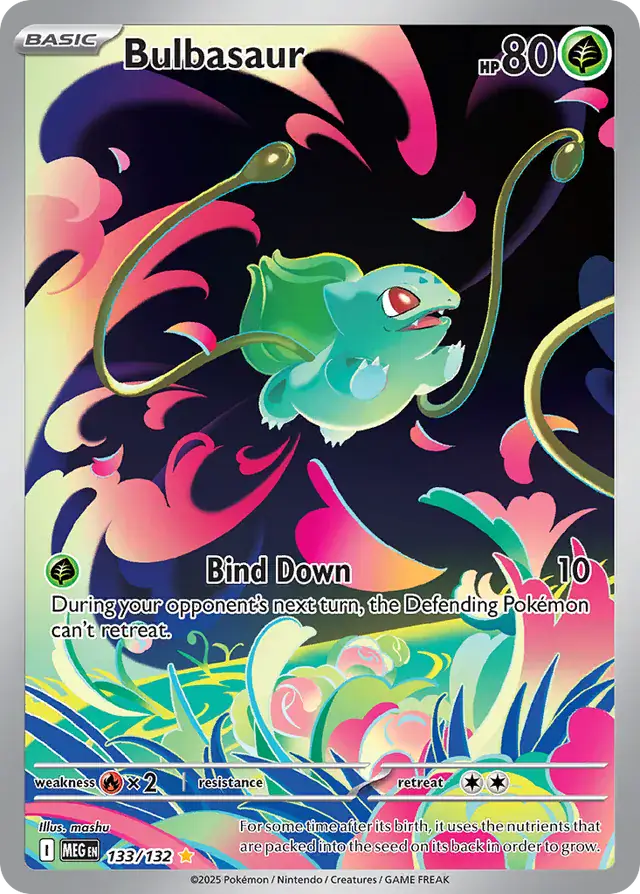 Bulbasaur #133 Mega Evolution Pokémon TCG Card – Base