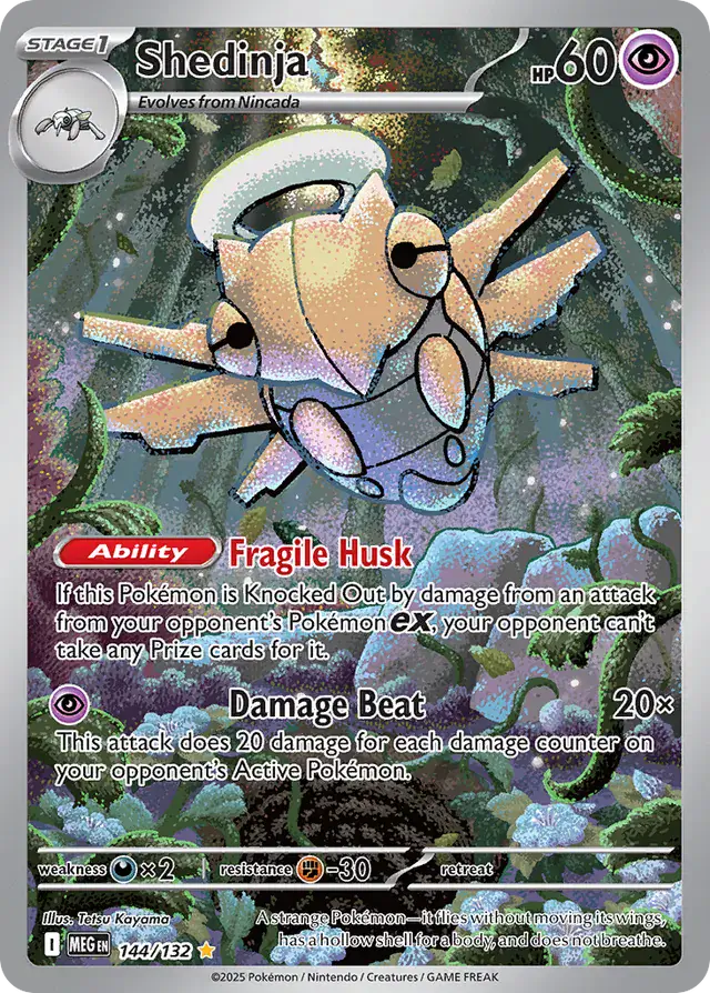 Shedinja #144 Mega Evolution Pokémon TCG Card – Base