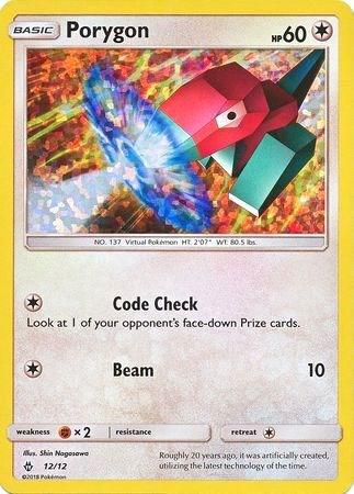 Porygon 12/12 Holo (MP) FRENCH