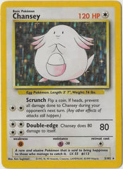 Chansey 3/102 Holo Rare (HP)