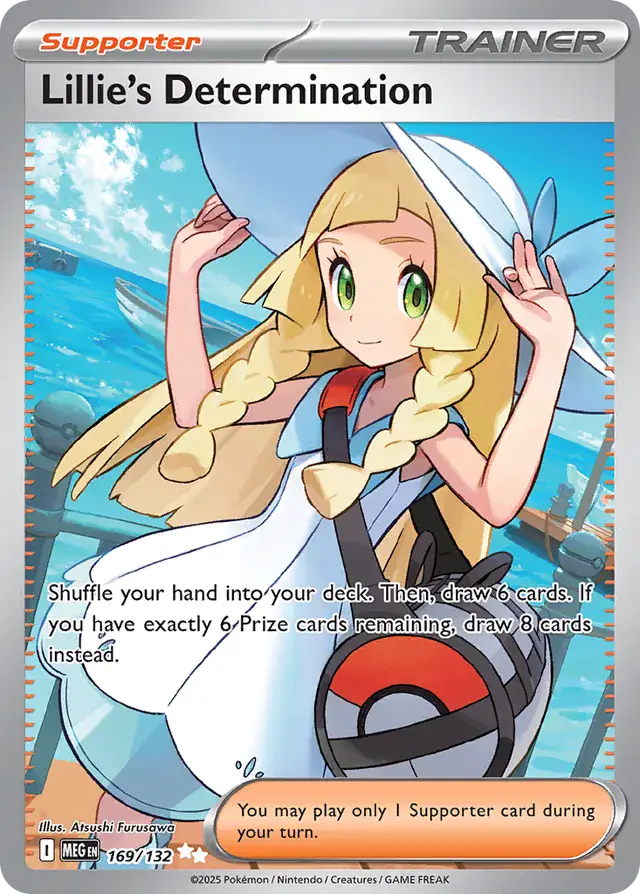 Lillie's Determination #169 Mega Evolution Pokémon TCG Card – Base