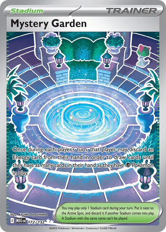 Mystery Garden #172 Mega Evolution Pokémon TCG Card – Base