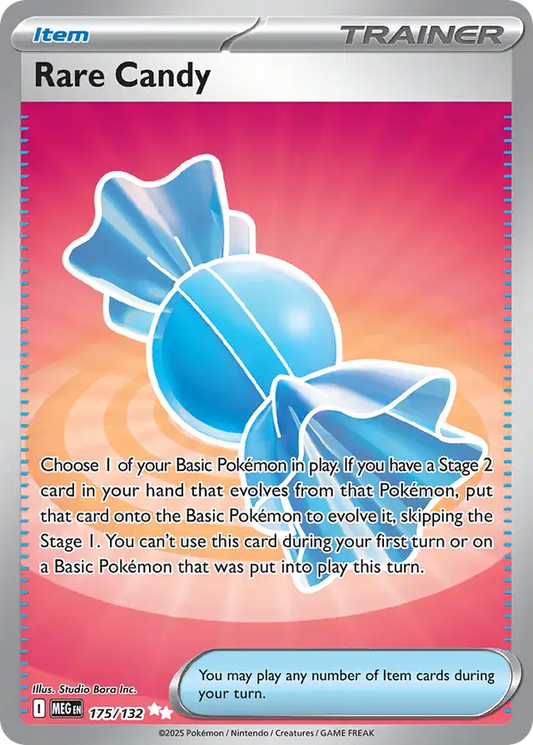 Rare Candy #175 Mega Evolution Pokémon TCG Card – Base