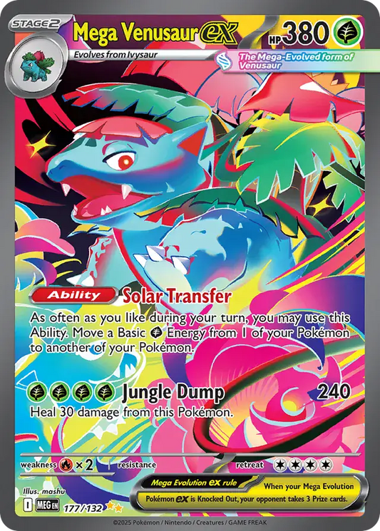 Mega Venusaur #177 Mega Evolution Pokémon TCG Card – Mega Evolution