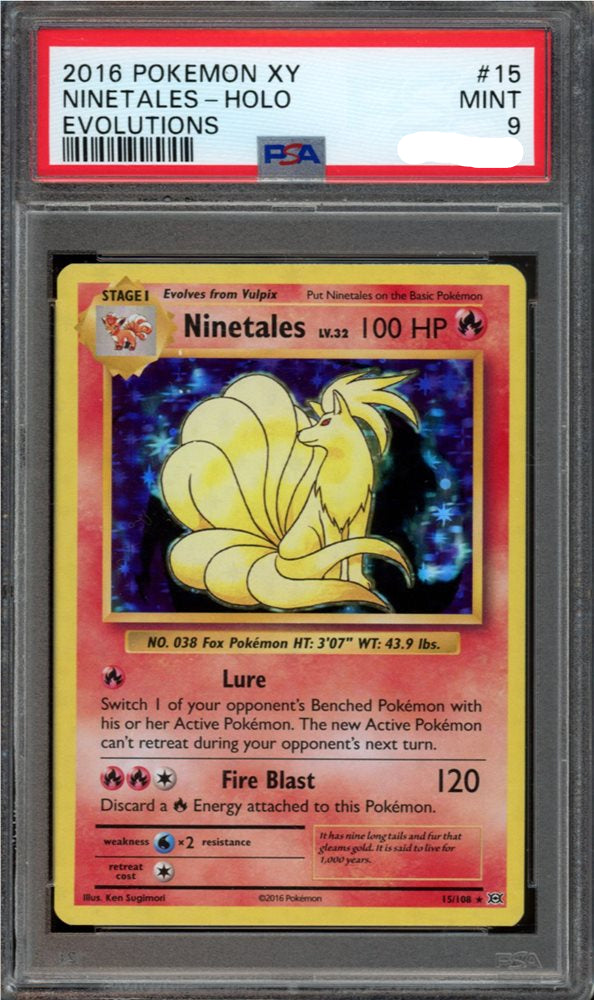 Ninetales 15 PSA 9 - MissingNo.