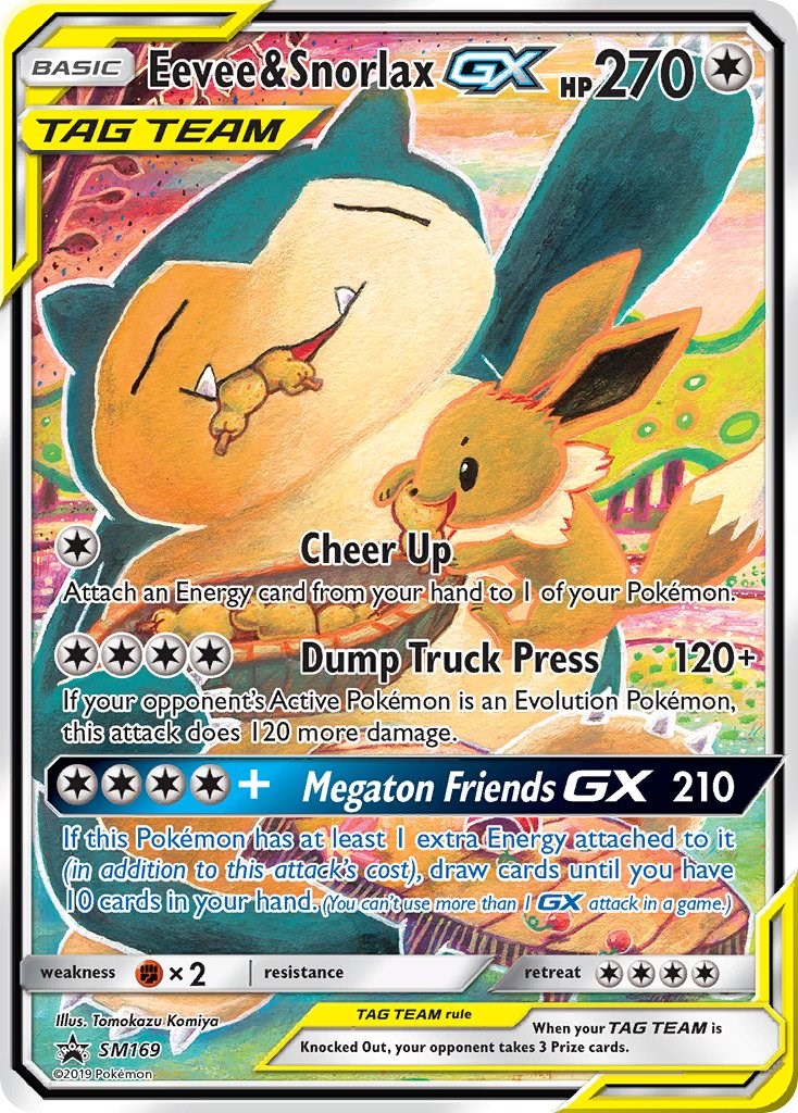 Eevee & Snorlax GX - SM169