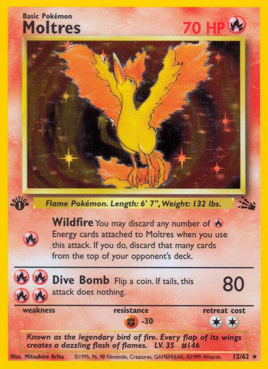 Moltres 12/62 Holo Rare - MissingNo.