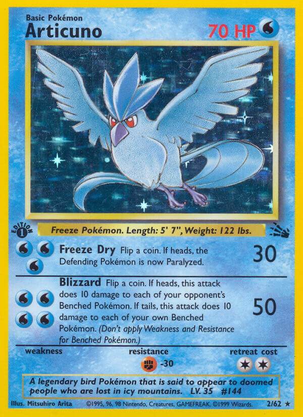 Articuno 2/62 Holo Rare - MissingNo.
