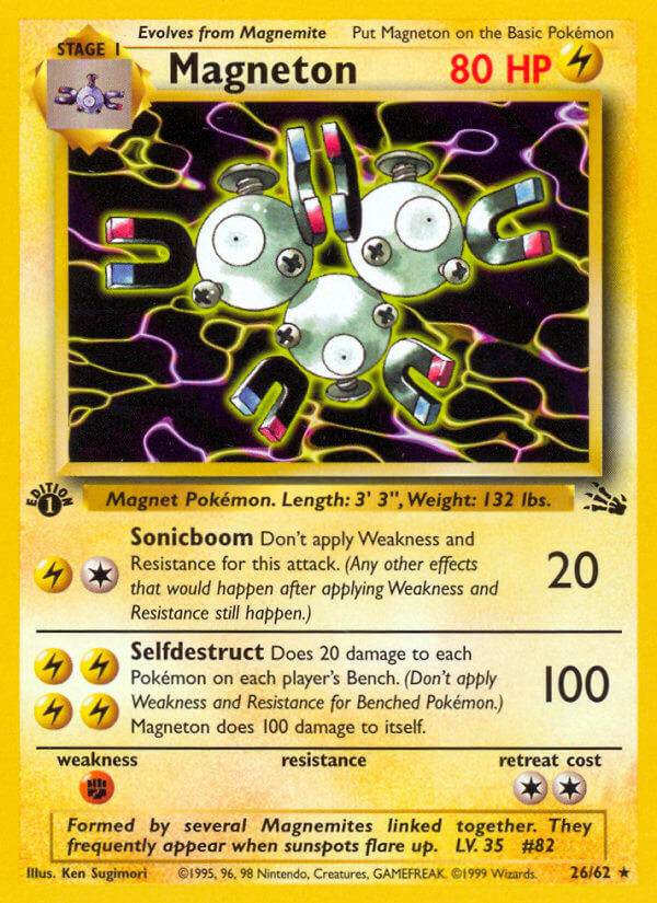 Magneton 26/62 Non-Holo Rare - MissingNo.