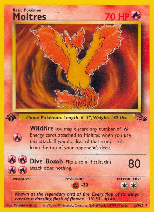 Moltres 27/62 Non-Holo Rare - MissingNo.