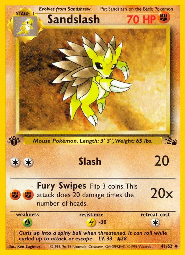 Sandslash 41/62 Uncommon - MissingNo.