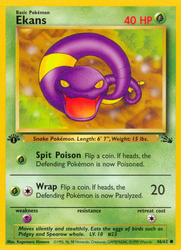 Ekans 46/62 Common - MissingNo.