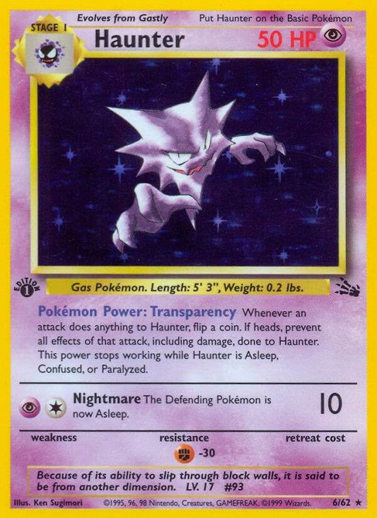 Haunter 6/62 Holo Rare - MissingNo.
