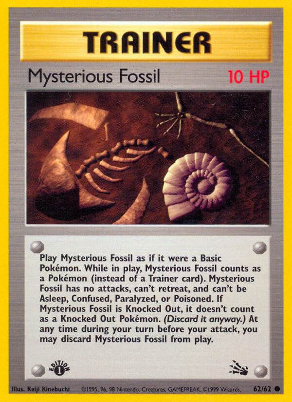 Mysterious Fossil 62/62 Common - MissingNo.