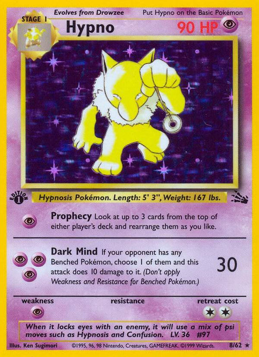 Hypno 8/62 Holo Rare - MissingNo.