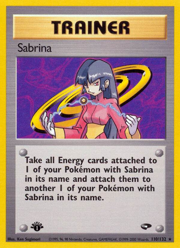 Sabrina 110/132 Non-Holo Rare - MissingNo.