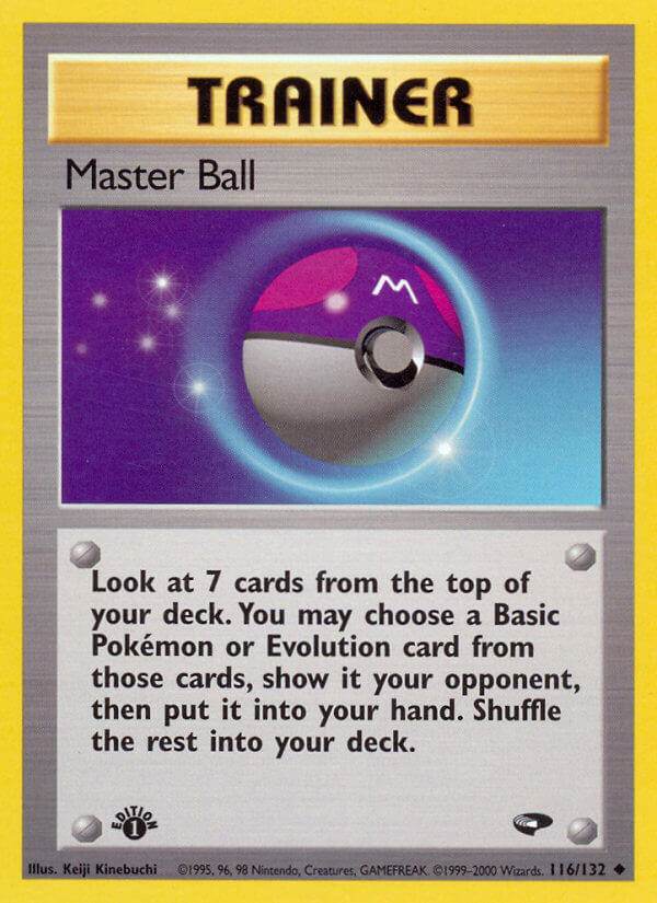 Master Ball 116/132 Uncommon - MissingNo.