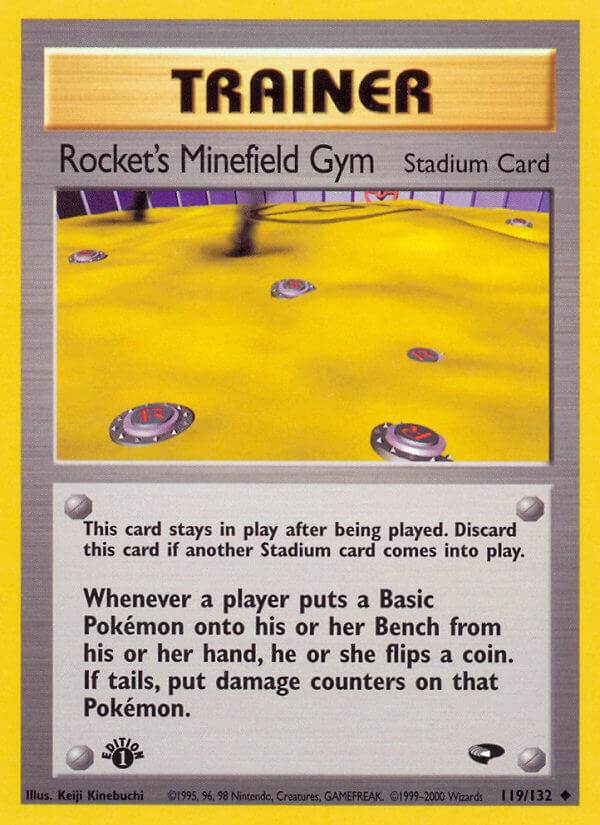 Rocket's Minefield Gym 119/132 Uncommon - MissingNo.
