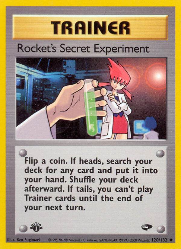 Rocket's Secret Experiment 120/132 Uncommon - MissingNo.
