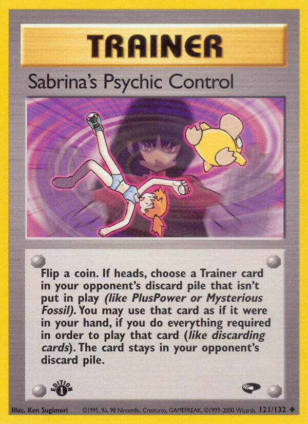 Sabrina's Psychic Control 121/132 Uncommon - MissingNo.