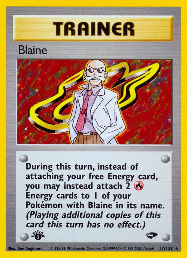 Blaine 17/132 Holo Rare - MissingNo.