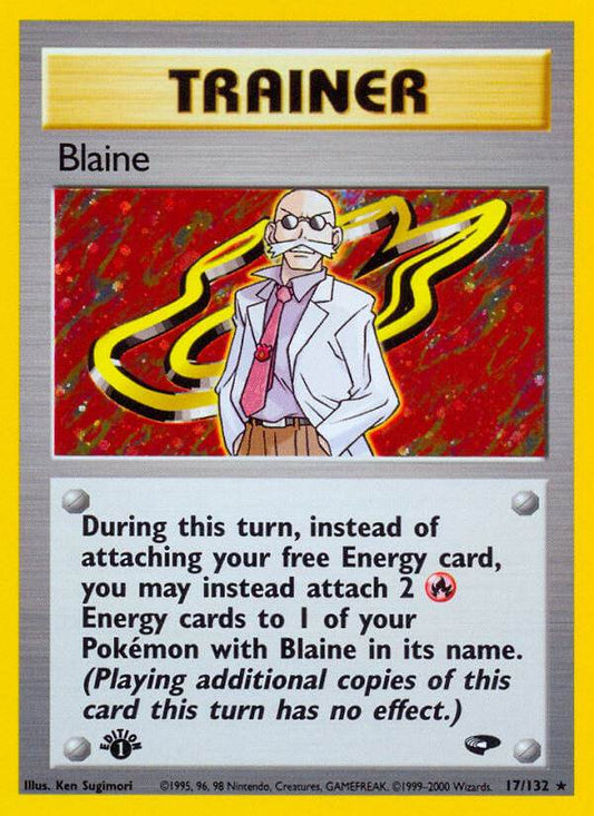 Blaine 17/132 Holo Rare - MissingNo.