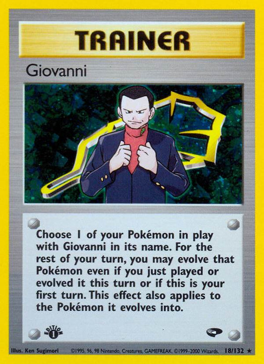 Giovanni 18/132 Holo Rare - MissingNo.