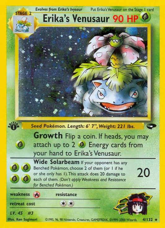 Erika's Venusaur 4/132 Holo Rare - MissingNo.