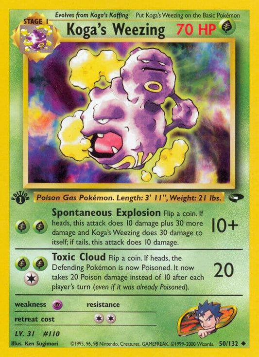 Koga's Weezing 50/132 Uncommon - MissingNo.