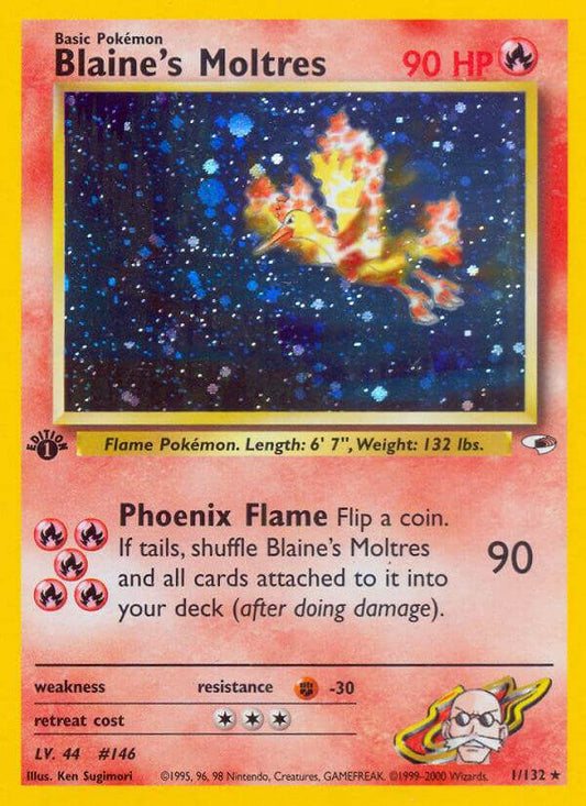 Blaine's Moltres 1/132 Holo Rare - MissingNo.