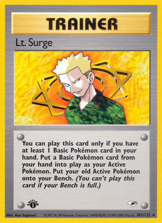 Lt. Surge 101/132 Non-Holo Rare - MissingNo.