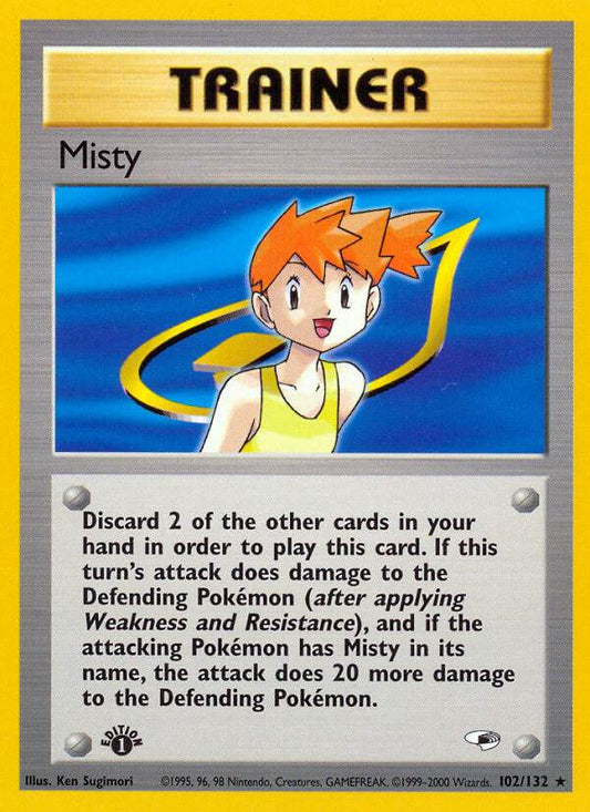 Misty 102/132 Non-Holo Rare - MissingNo.