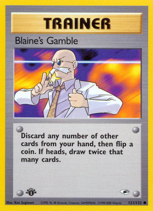 Blaine's Gamble 121/132 Common - MissingNo.