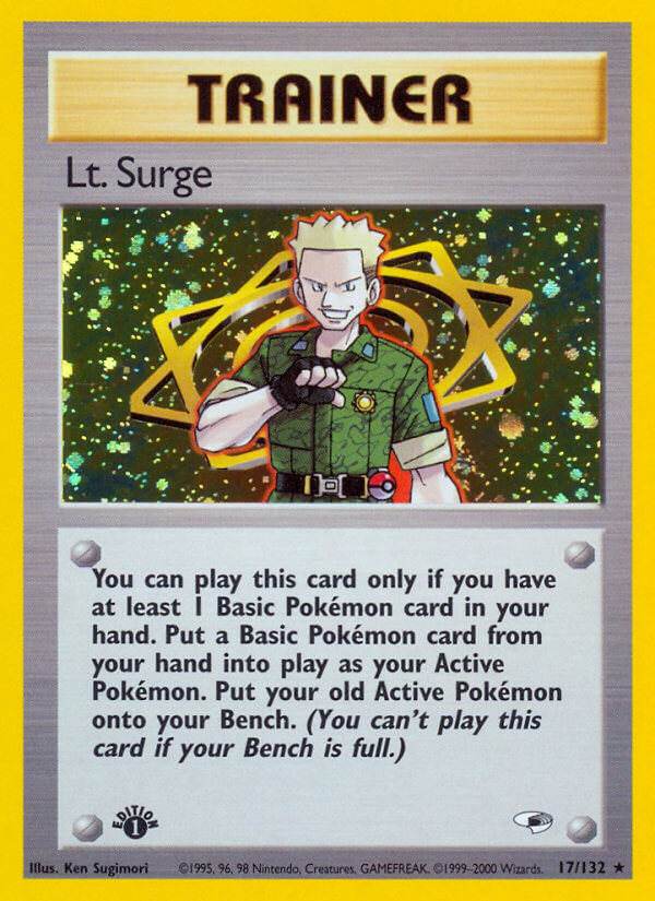Lt. Surge 17/132 Holo Rare - MissingNo.