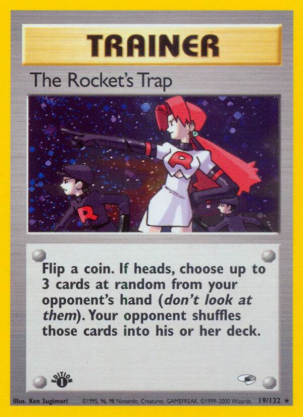 The Rocket's Trap 19/132 Holo Rare - MissingNo.