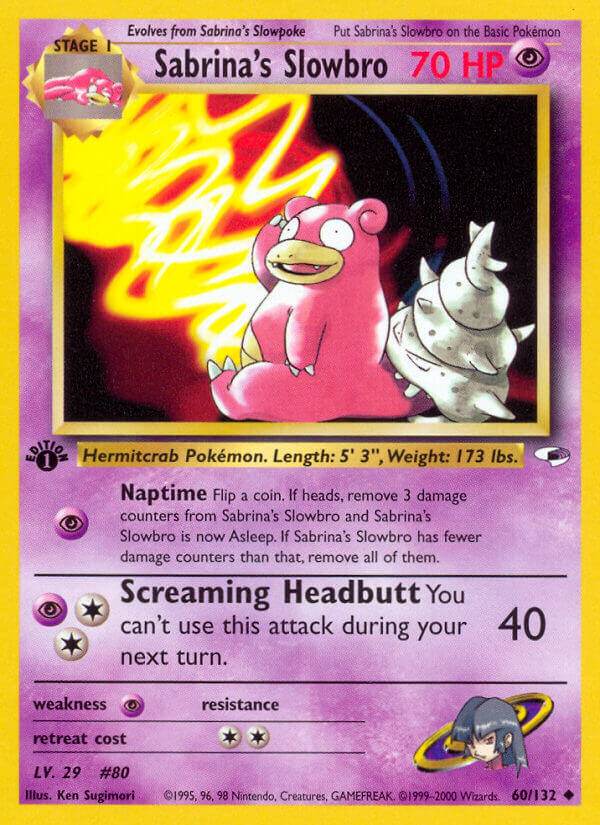 Sabrina's Slowbro 60/132 Uncommon - MissingNo.