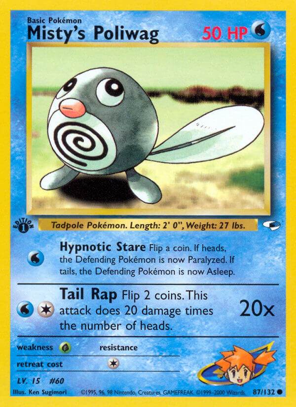 Misty's Poliwag 87/132 Common - MissingNo.