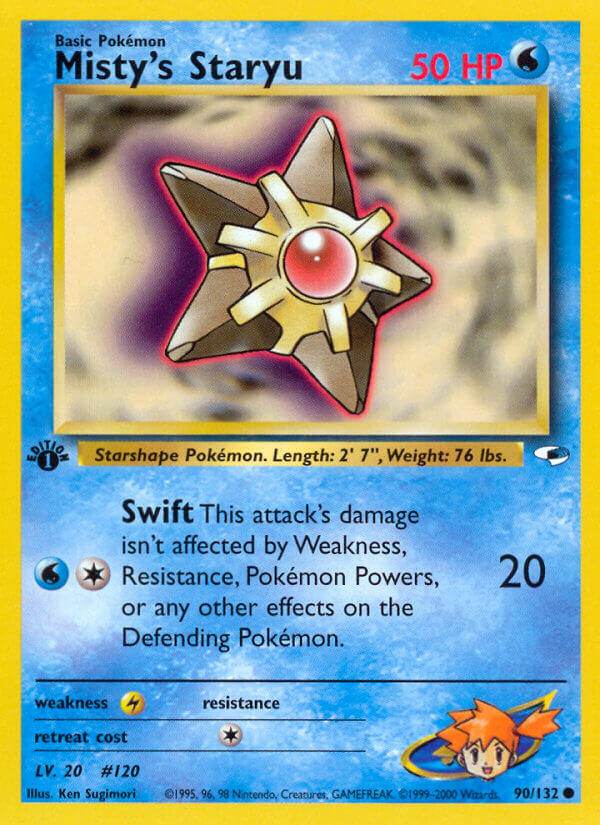 Misty's Staryu 90/132 Common - MissingNo.