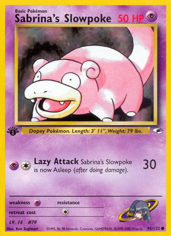 Sabrina's Slowpoke 95/132 Common - MissingNo.