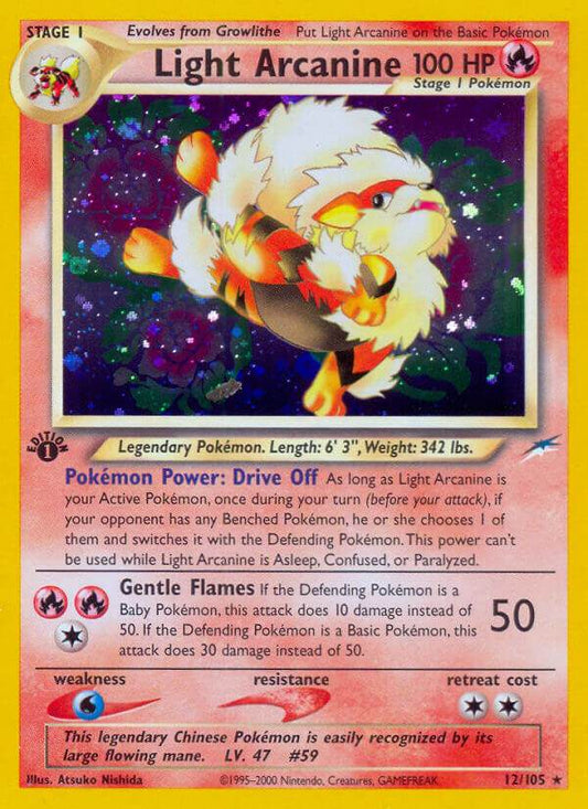 Light Arcanine 12/105 Holo Rare - MissingNo.