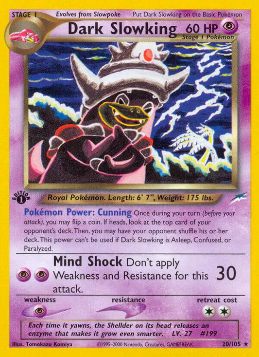 Dark Slowking 20/105 Non-Holo Rare - MissingNo.