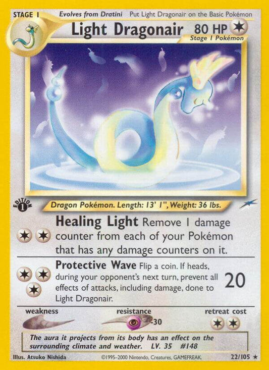 Light Dragonair 22/105 Non-Holo Rare - MissingNo.