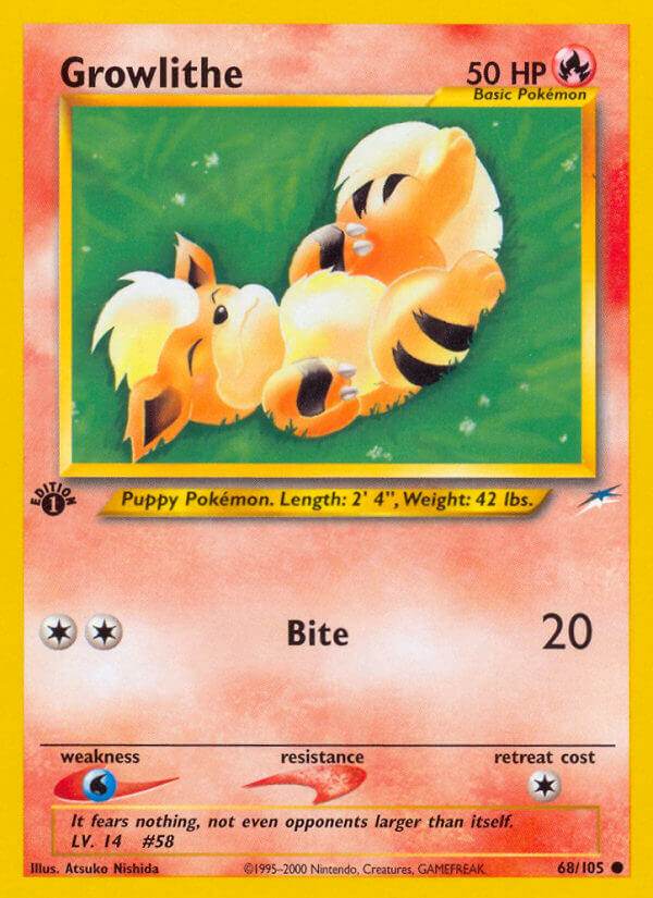 Growlithe 68/105 Common - MissingNo.