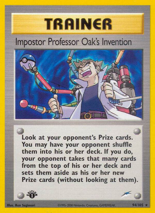 Imposter Professor Oak's Invention 94/105 Non-Holo Rare - MissingNo.