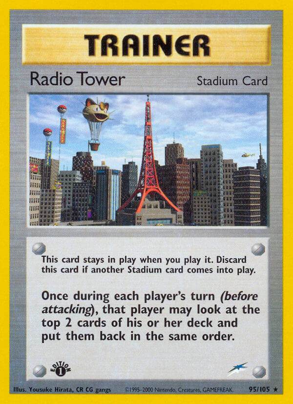 Radio Tower 95/105 Non-Holo Rare - MissingNo.