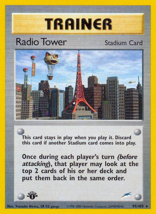 Radio Tower 95/105 Non-Holo Rare - MissingNo.