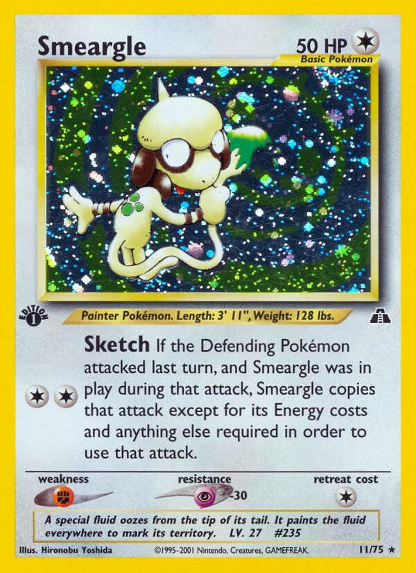 Smeargle 11/75 Holo Rare - MissingNo.