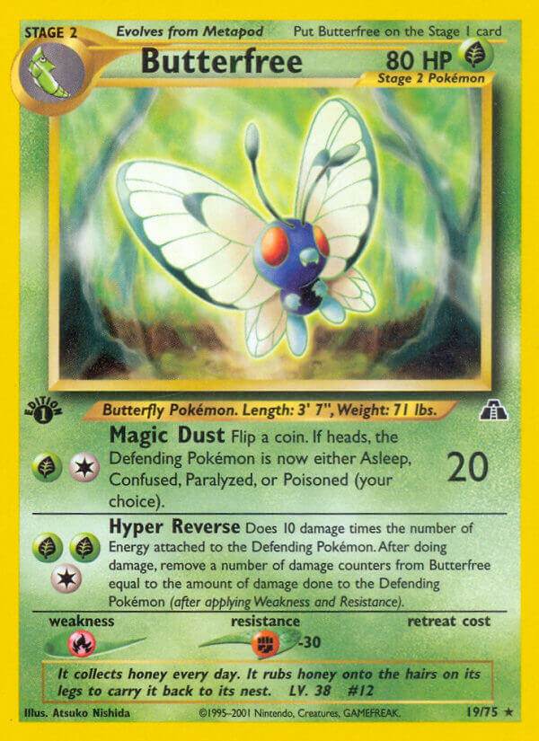 Butterfree 19/75 Non-Holo Rare - MissingNo.